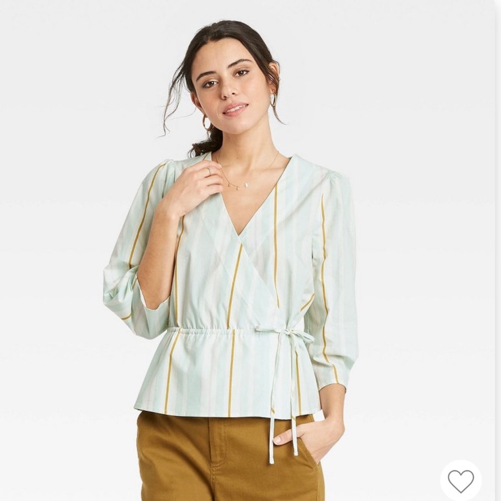 Long Sleeve Wrap Top